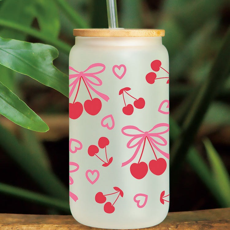 Wholesale UV Transfer Paste Glass Crystal Label Crystal Paste 16oz Glass Cup